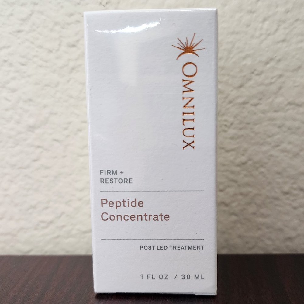 Omnilux Firm & restore Skin Peptide Concentrate Anti-Aging Skincare 1oz/30ml